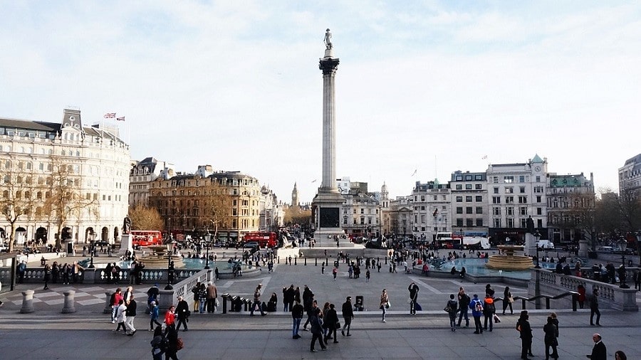 Фото Trafalgar Square Лондон